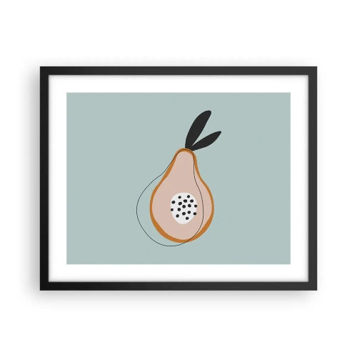 Plagát v čiernom ráme - Prenikanie do podstaty vecí - 50x40 cm