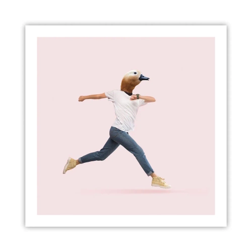 Plagát - Štipka absurdity - 60x60 cm