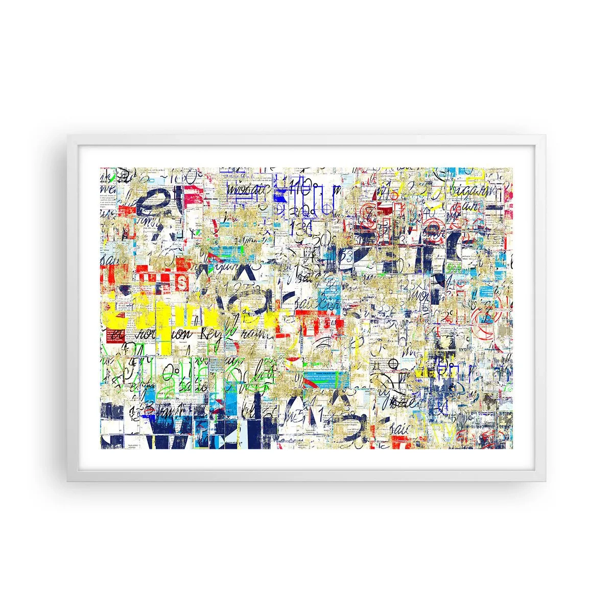 Plagát v bielom ráme - Proste poteší oči - 70x50 cm