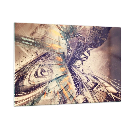 Obraz na skle - Vo veľkom zhone - 120x80 cm