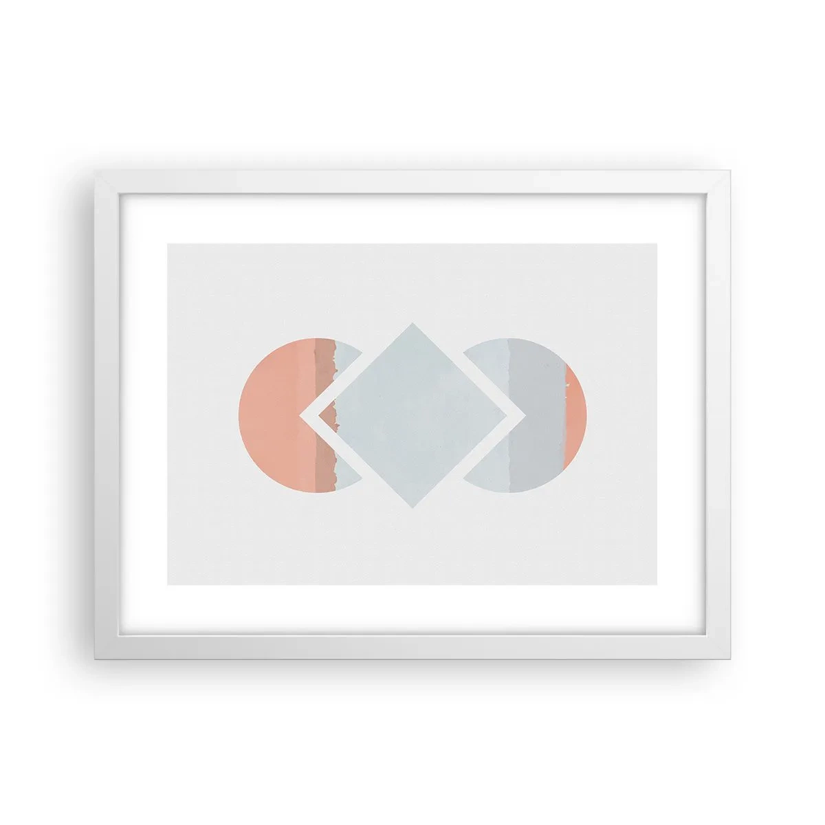 Plagát v bielom ráme - Situácia je jasná - 40x30 cm