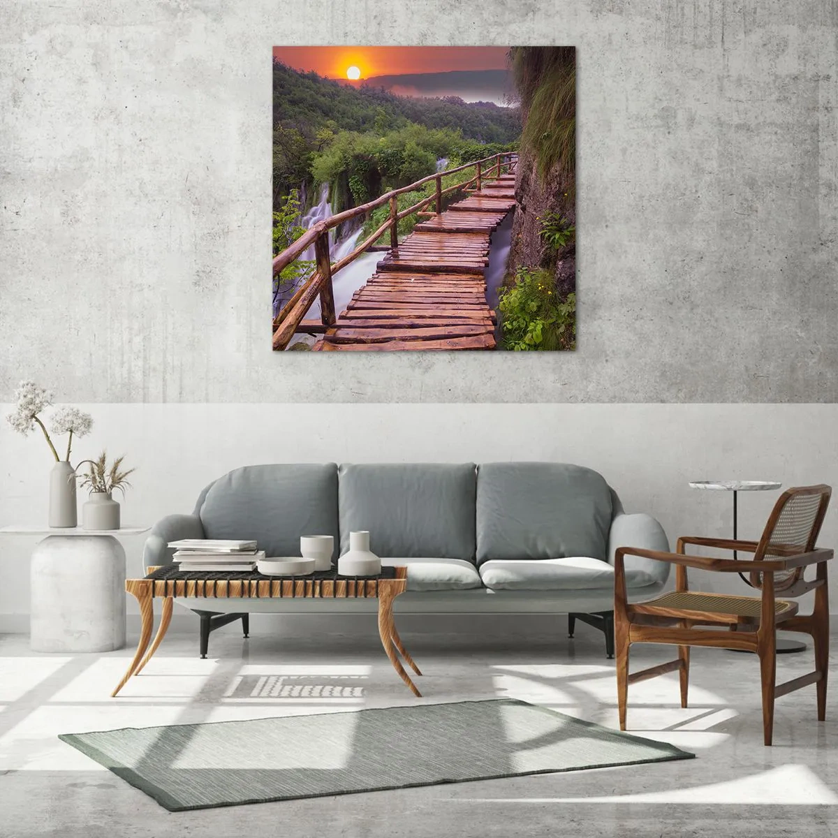 Obraz na skle - Neuveriteľná krása - 70x70 cm