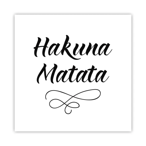 Plagát - Najlepšia rada - 50x50 cm