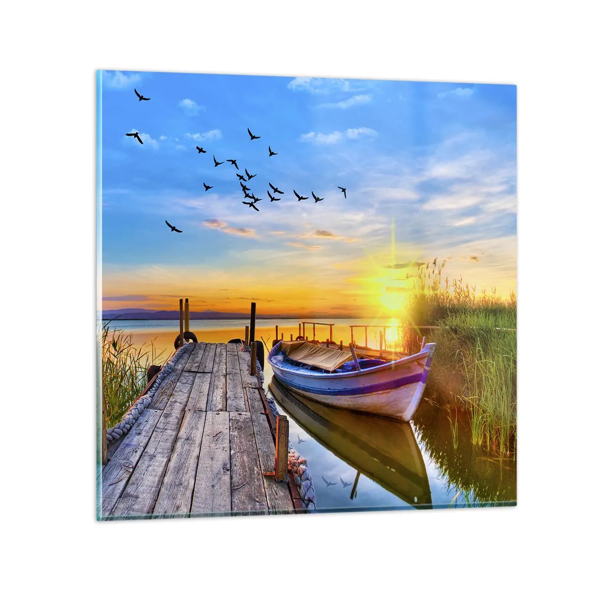 Obraz na skle - Dovidenia, do zajtrajška - 40x40 cm