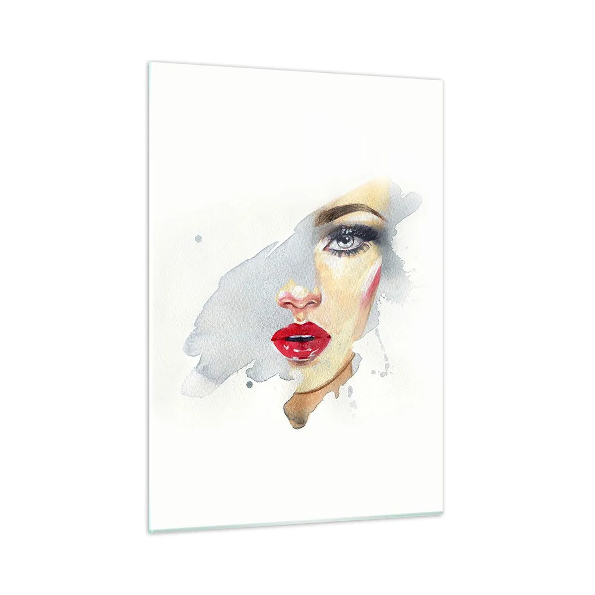 Obraz na skle - Odraz v kvapke vody - 50x70 cm