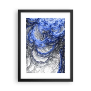 Plagát v čiernom ráme - Zrod vlny - 30x40 cm