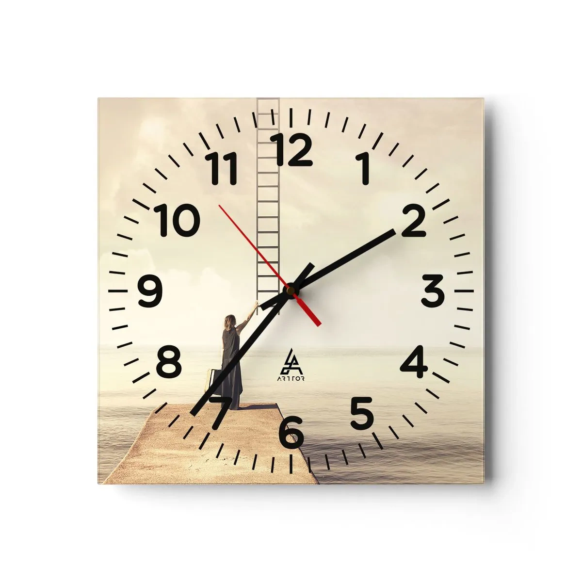 Nástenné hodiny - Magická cesta - 40x40 cm