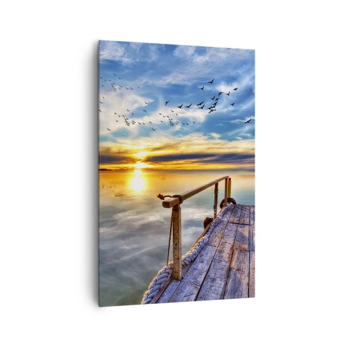 Obraz na plátne - Vietor ide odpočívať - 80x120 cm