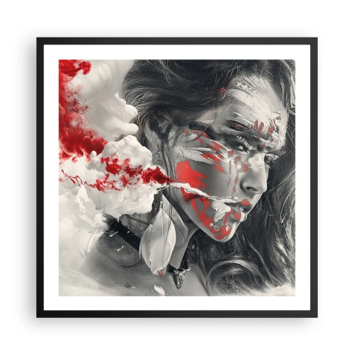 Plagát v čiernom ráme - V škárach absurdity - 60x60 cm