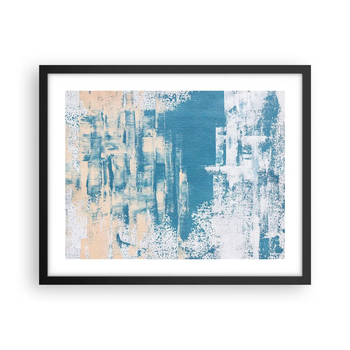 Plagát v čiernom ráme - Cez cencúľ - 50x40 cm