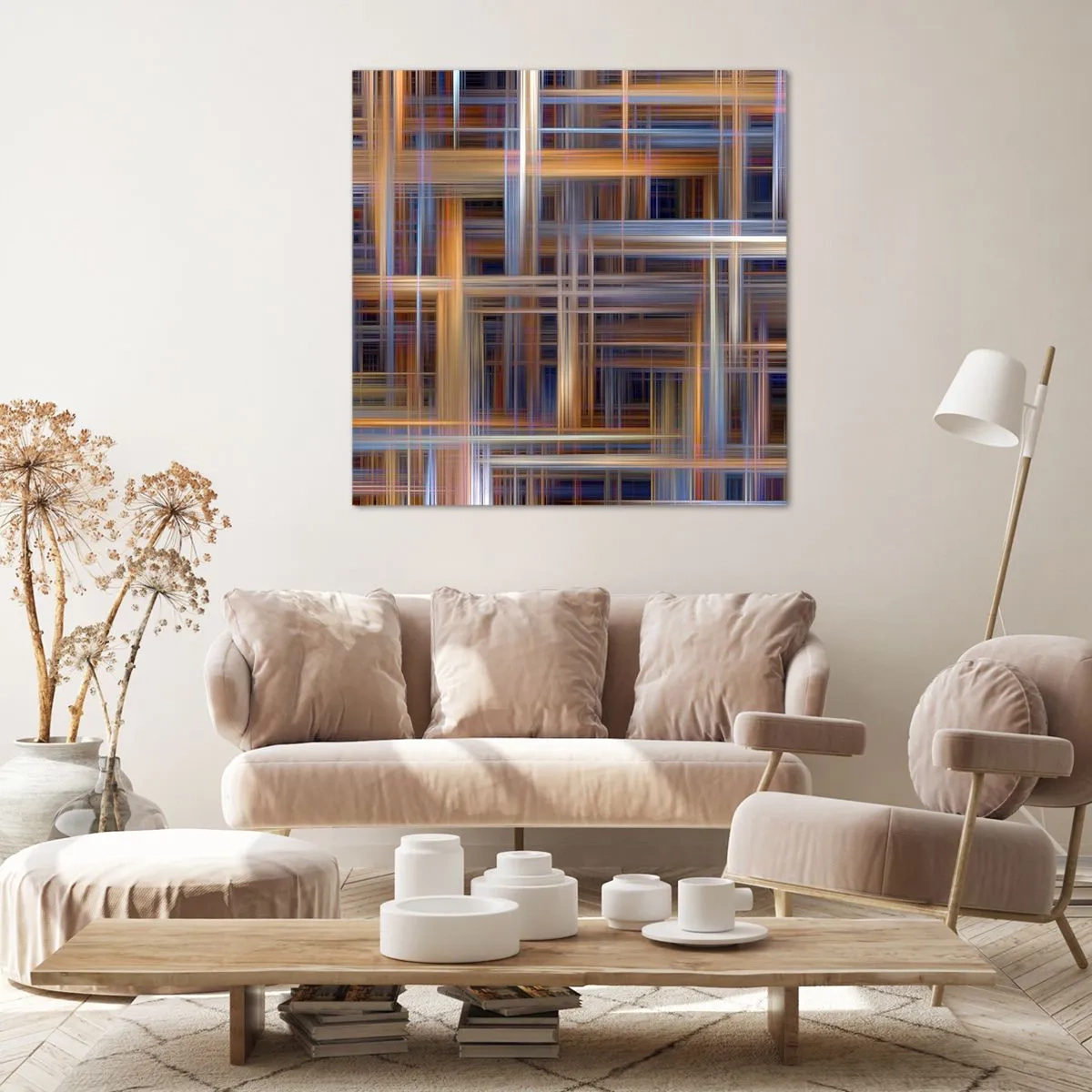 Obraz na plátne - Utkané zo svetla - 60x60 cm