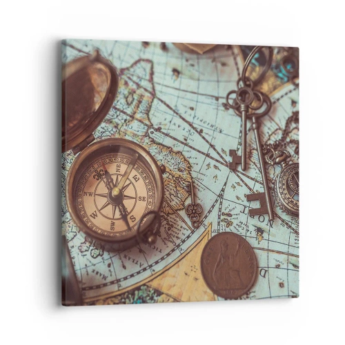 Obraz na plátne - Pre dobrodruha - 40x40 cm