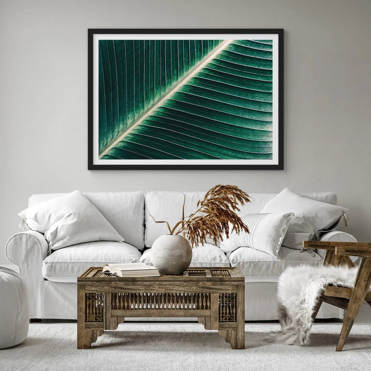 Plagát v čiernom ráme - Rytmus prírody - 100x70 cm