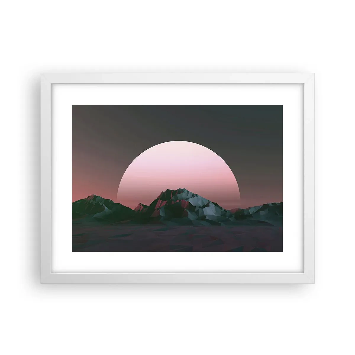 Plagát v bielom ráme - V susednej galaxii - 40x30 cm