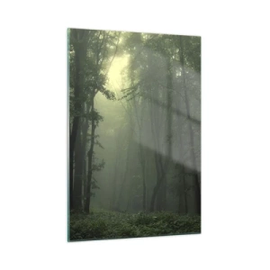 Obraz na skle - Než sa prebudí - 50x70 cm