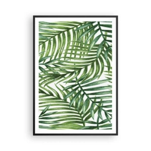 Plagát v čiernom ráme - Pod zeleným baldachýnom - 70x100 cm