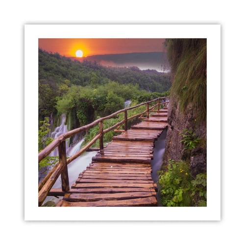 Plagát - Neuveriteľná krása - 50x50 cm