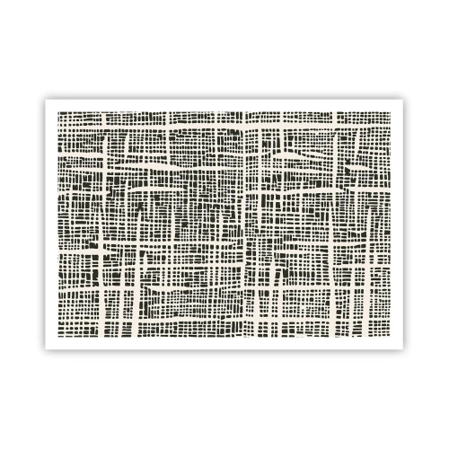 Plagát - Tkaná kompozícia - 100x70 cm
