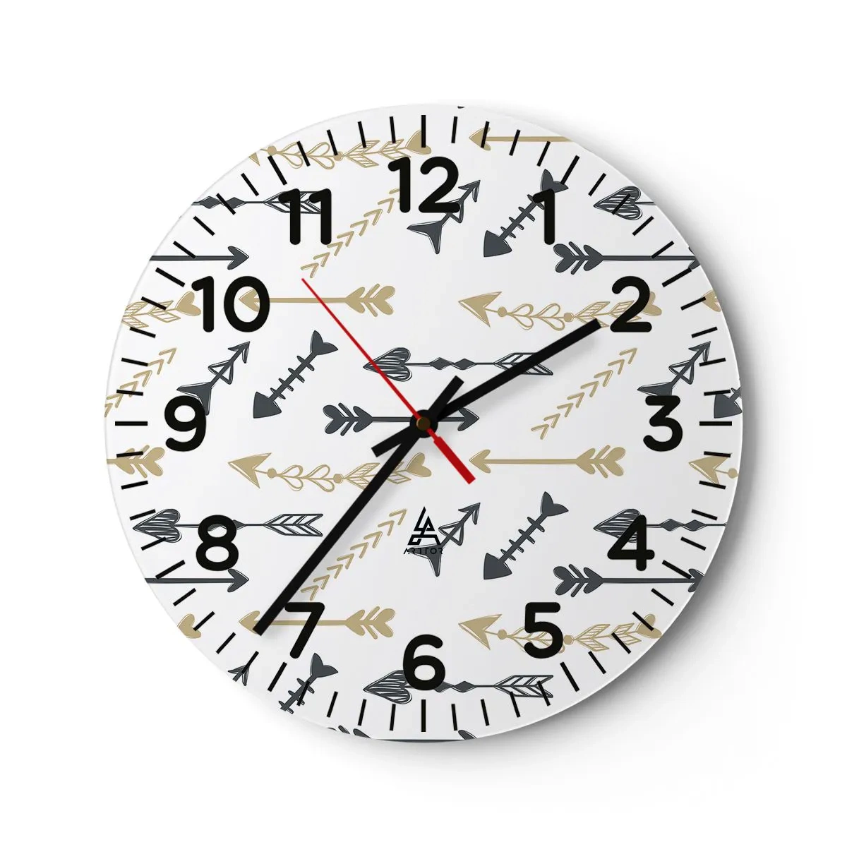 Nástenné hodiny - Sen lukostrelca - 40x40 cm