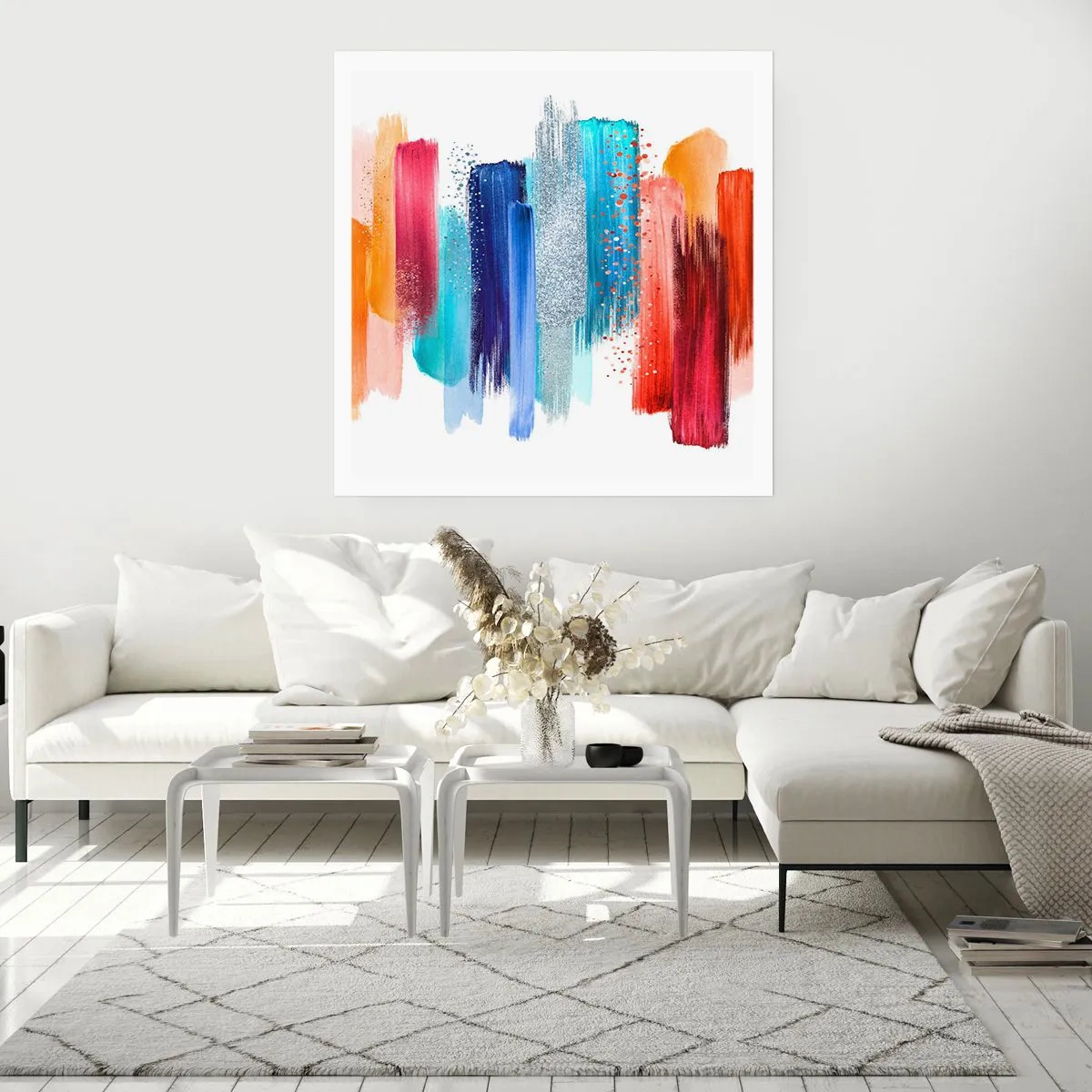 Plagát - Hore a dole - 40x40 cm