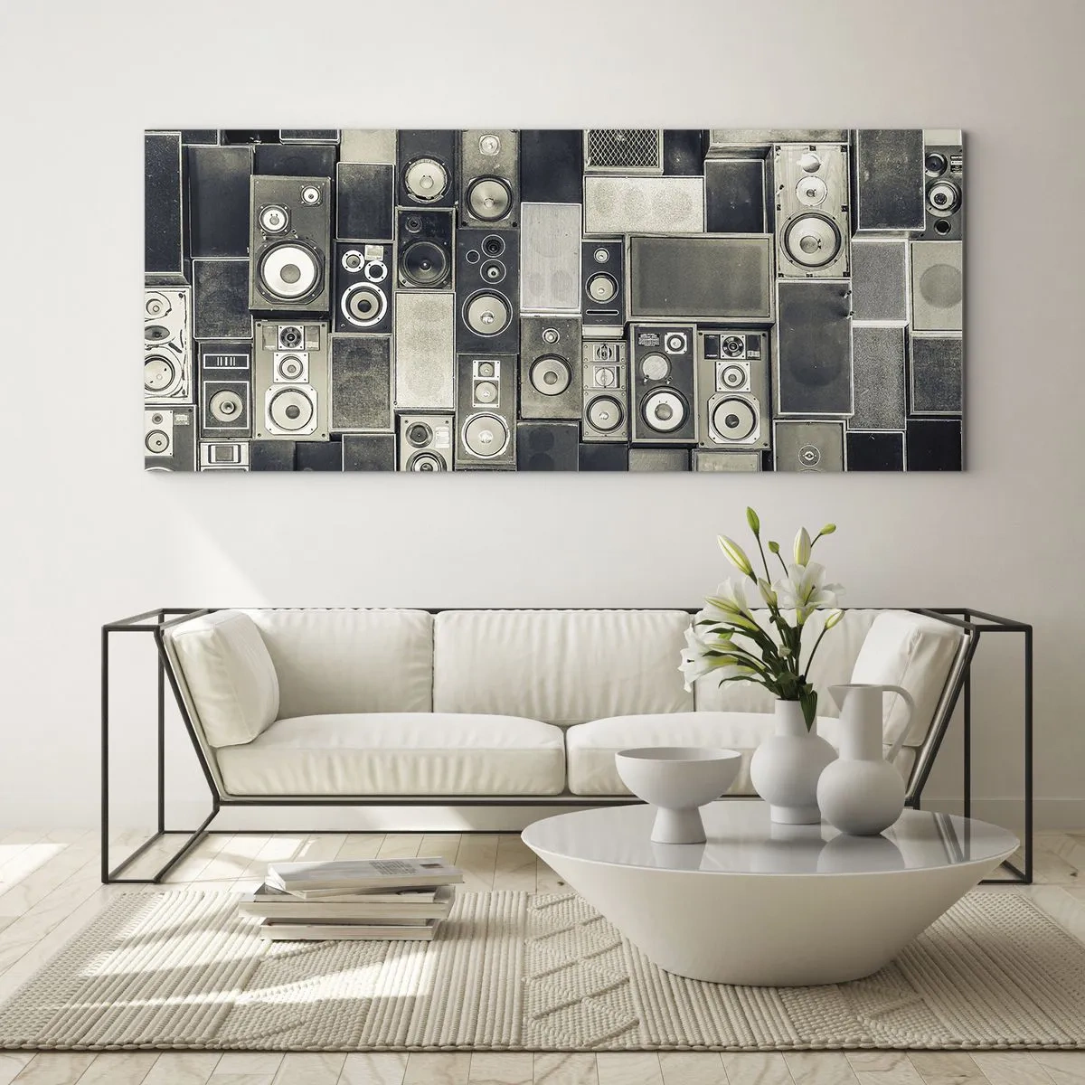 Obraz na skle - A všetko je v pohode - 140x50 cm