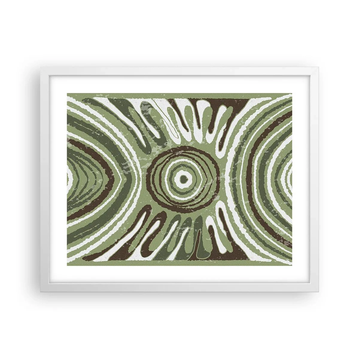 Plagát v bielom ráme - Explózia emócií - 50x40 cm