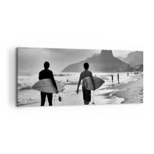 Obraz na plátne - Samba na jednu vlnu - 100x40 cm