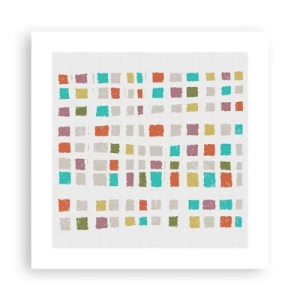 Plagát - Neznáma hra - 40x40 cm