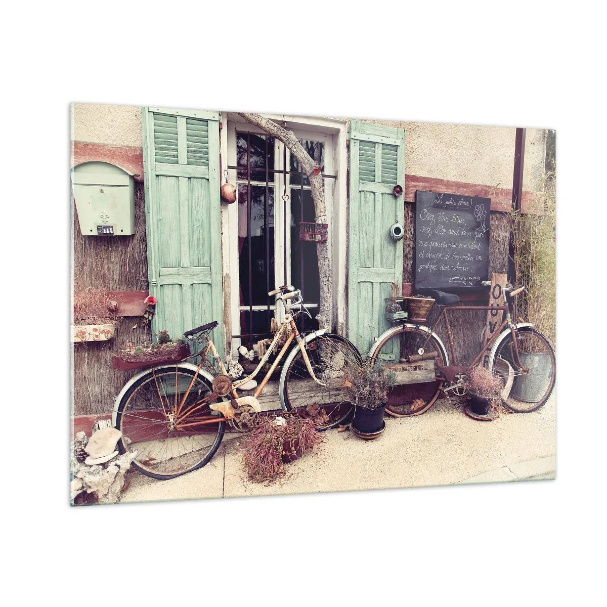 Obraz na skle - Nech žije provincia - 100x70 cm