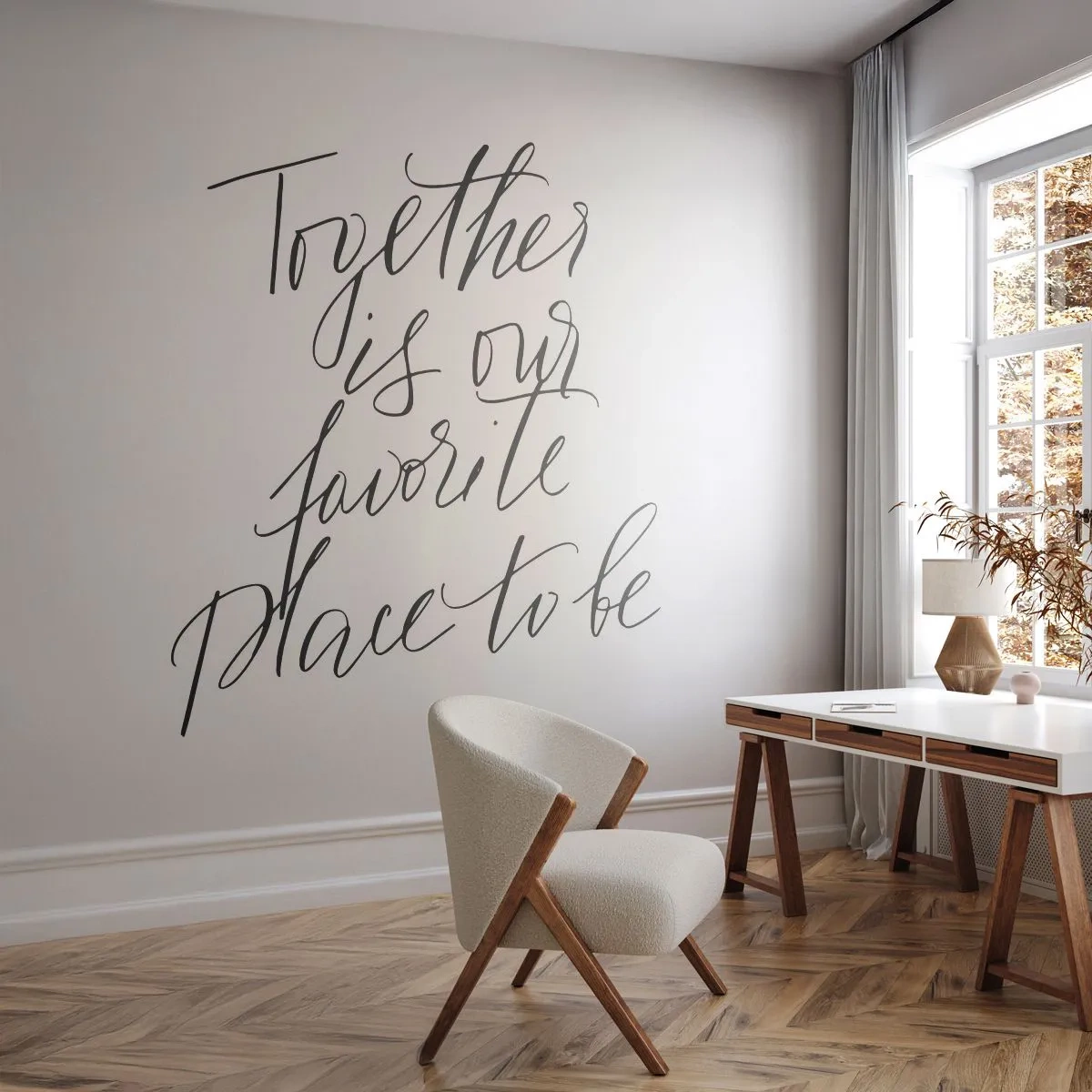 Fototapeta Premium Sand - Cítite to tiež? - Typografia, Afirmácia, Maxim - 450x315 cm