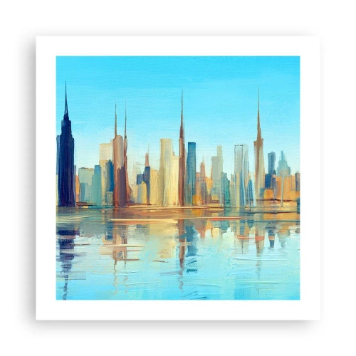 Plagát - Slnečná metropola - 50x50 cm