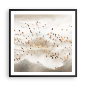 Plagát v čiernom ráme - Už je čas... - 60x60 cm