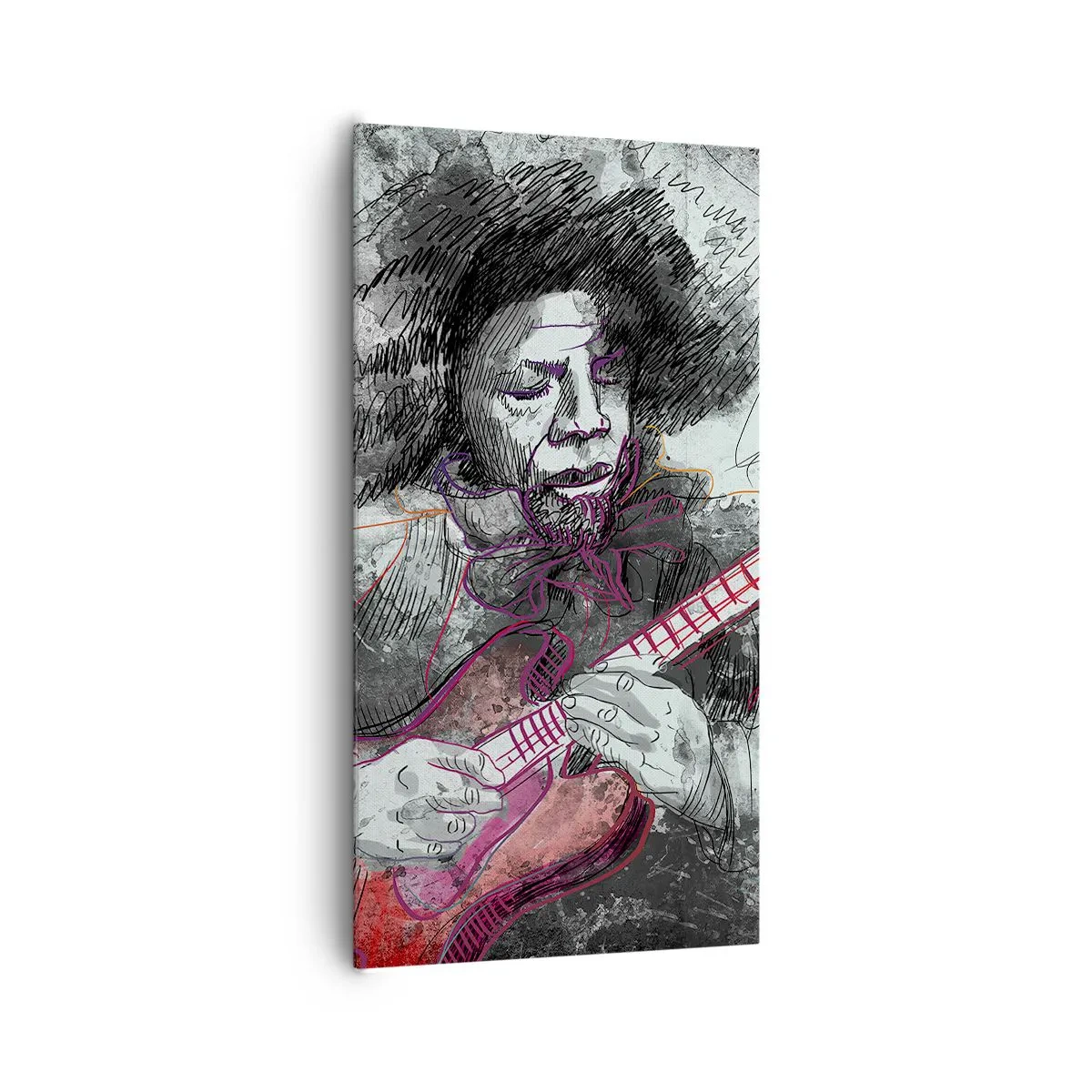 Obraz na plátne - Na vlnách hudby - 65x120 cm