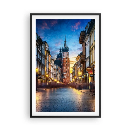 Plagát v čiernom ráme - Krakovský pôvab - 61x91 cm