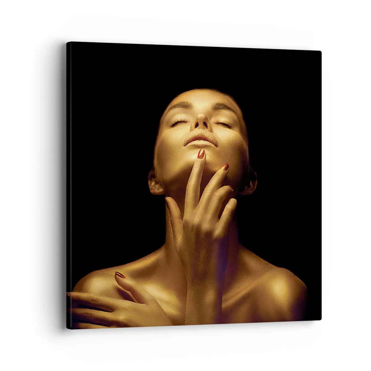 Obraz na plátne - Ako zlatý hodváb - 40x40 cm