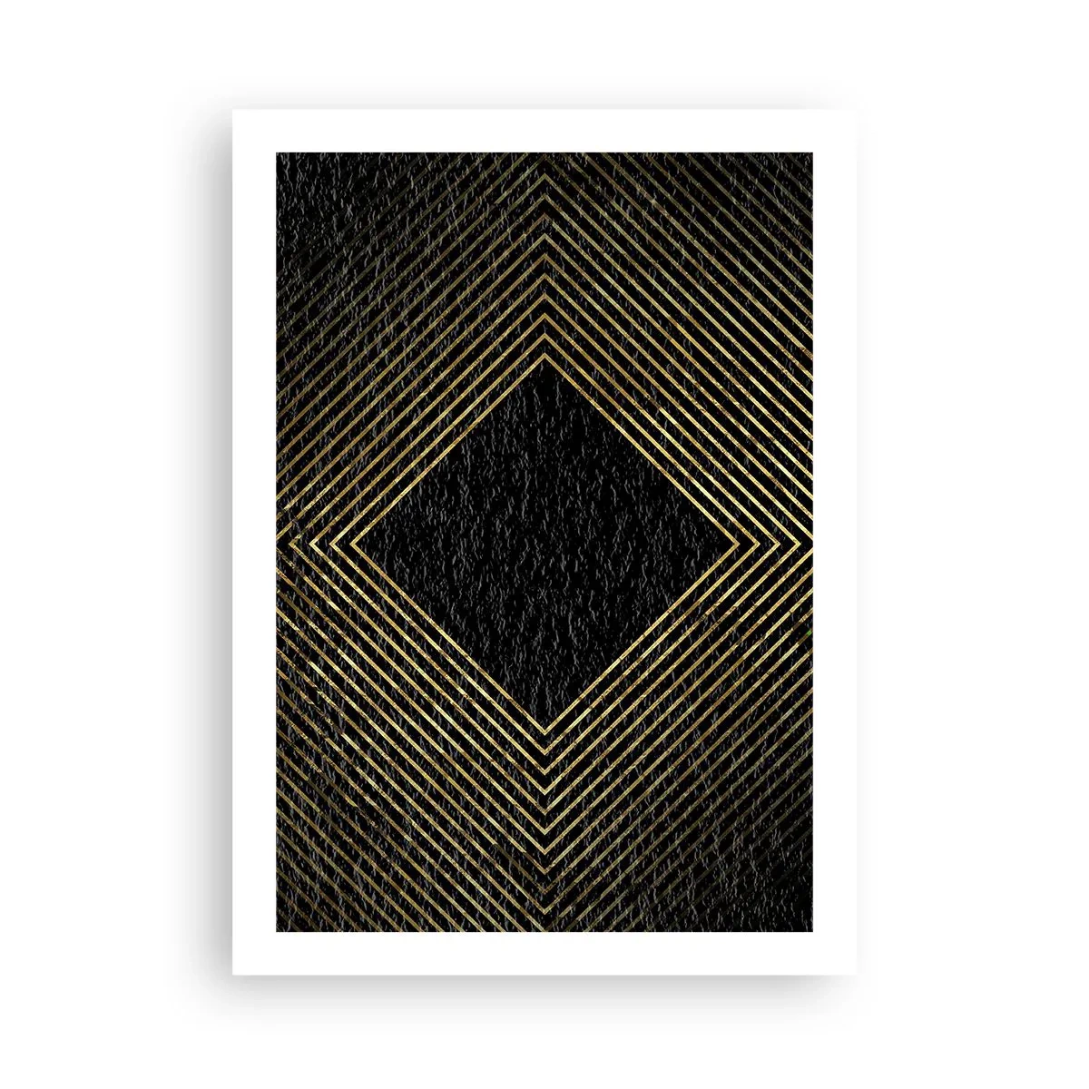 Plagát - Geometria v štýle glamour - 50x70 cm