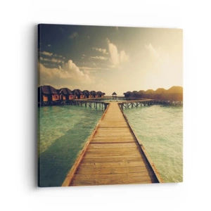 Obraz na plátne - Vrelé pozvanie - 40x40 cm