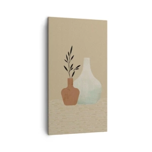 Obraz na plátne - Váza a jej myšlienka - 45x80 cm
