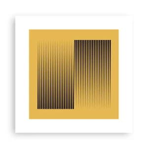 Plagát - Štvorec protikladov - 30x30 cm