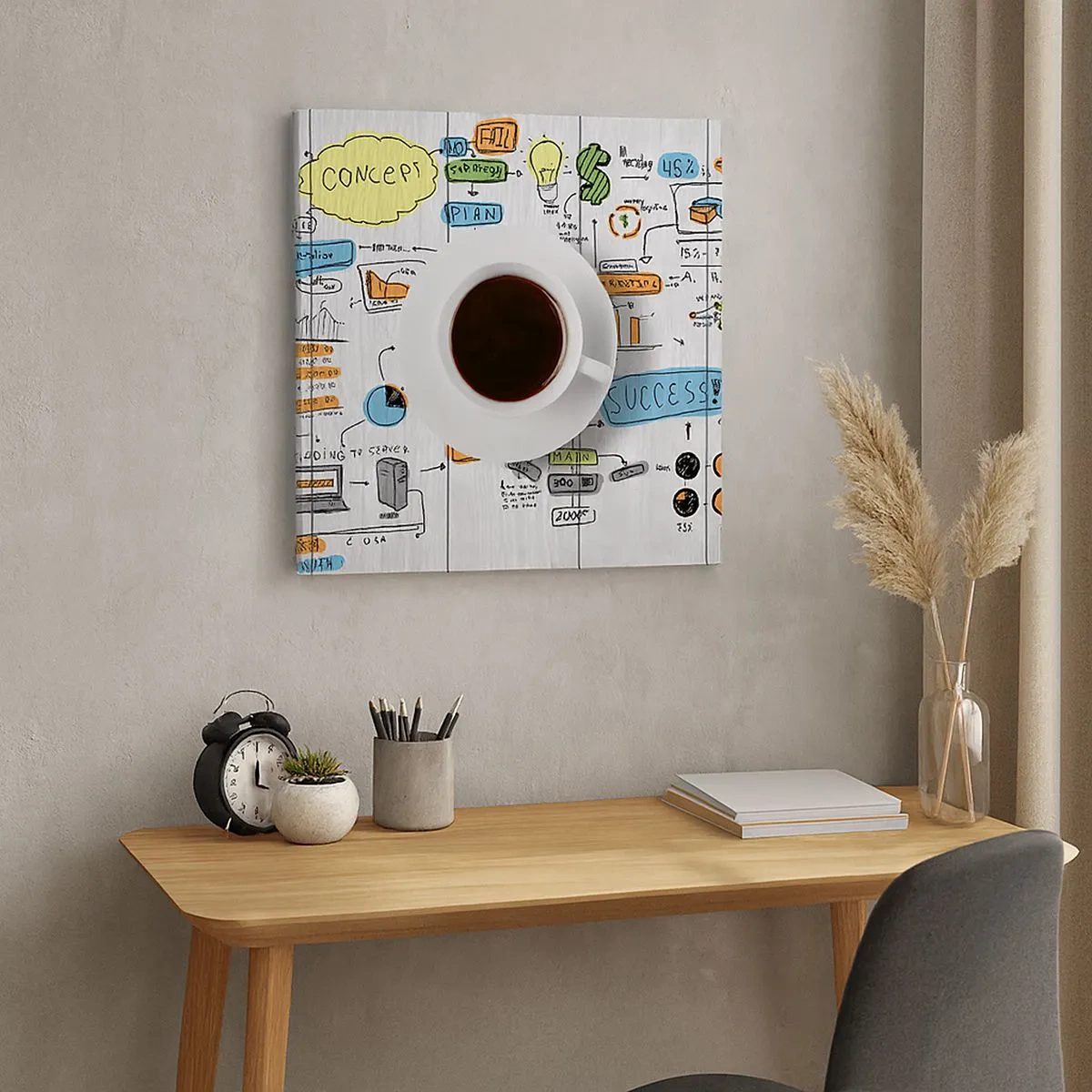 Obraz na plátne - Čas na prestávku - 30x30 cm