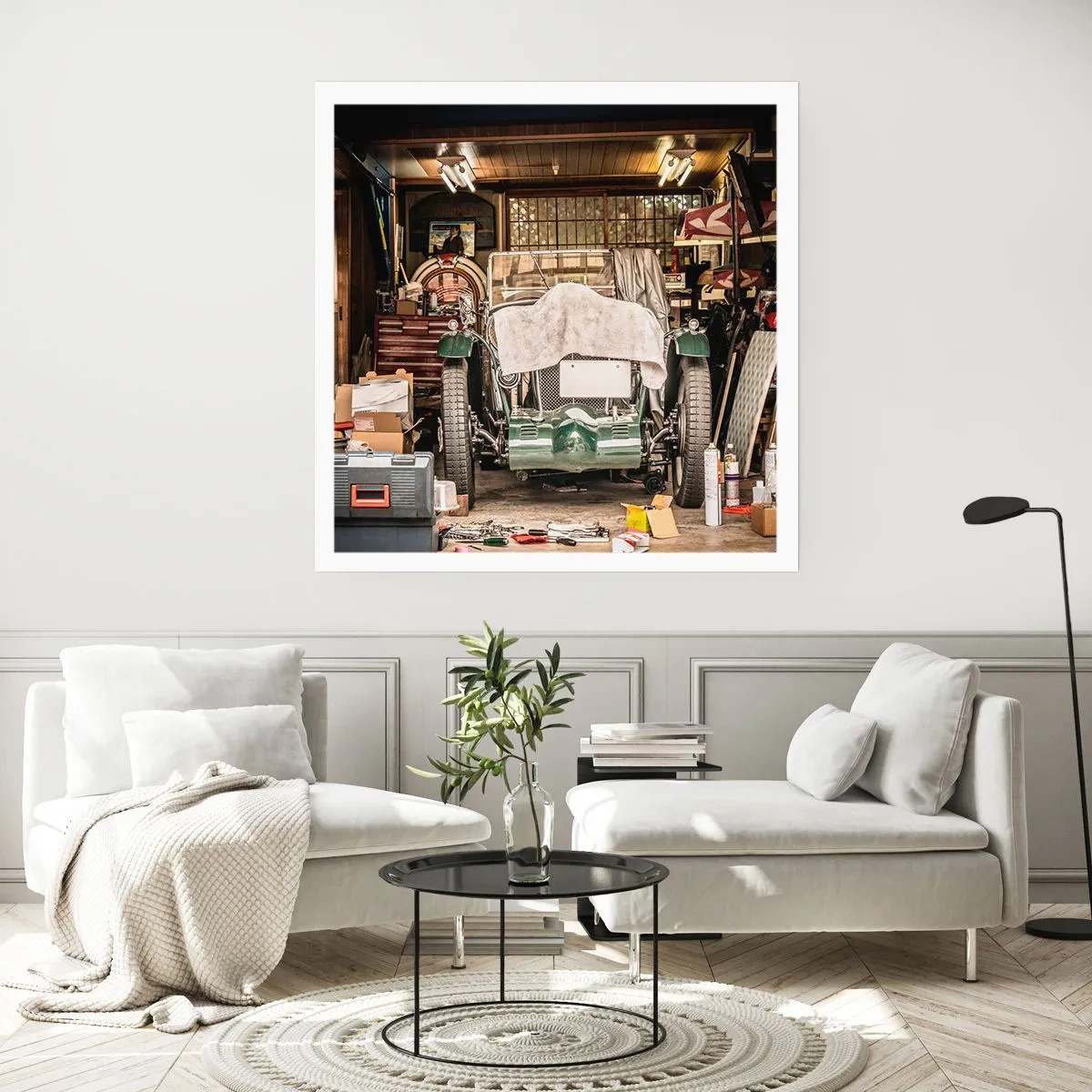 Plagát - Späť do minulosti - 30x30 cm