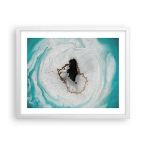 Plagát v bielom ráme - Preniknúť dovnútra - 50x40 cm