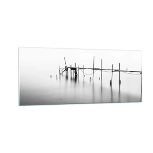 Obraz na skle - A čo keď svet nie je? - 100x40 cm