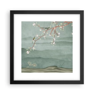 Plagát v čiernom ráme - Jar je tu - 30x30 cm