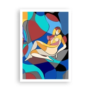 Plagát - Kubistický akt - 70x100 cm