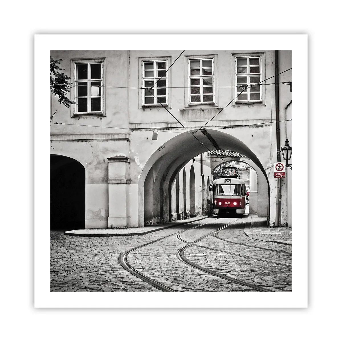 Plagát - Mestským labyrintom - 60x60 cm