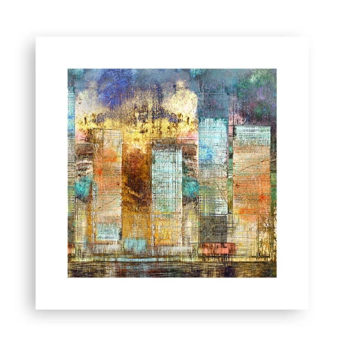 Plagát - Slnečná metropola - 30x30 cm