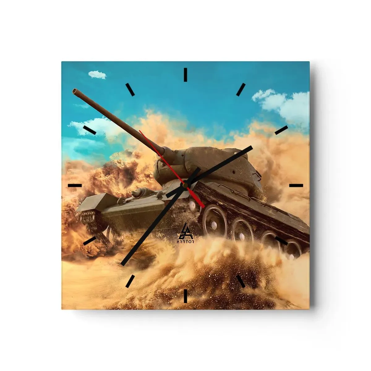 Nástenné hodiny - Nedá sa poraziť - 40x40 cm