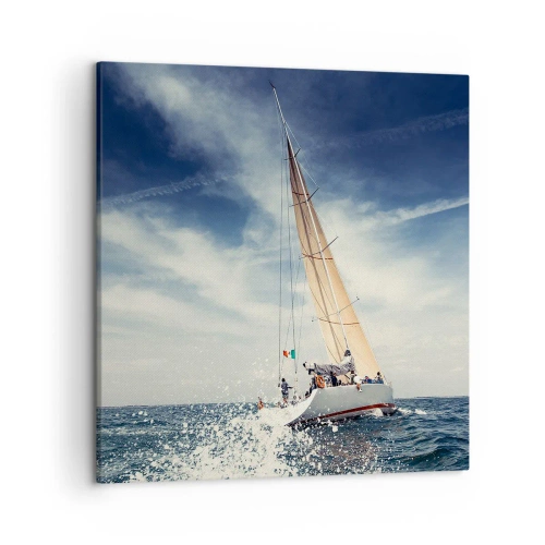 Obraz na plátne - Nás nedobehnú! - 50x50 cm