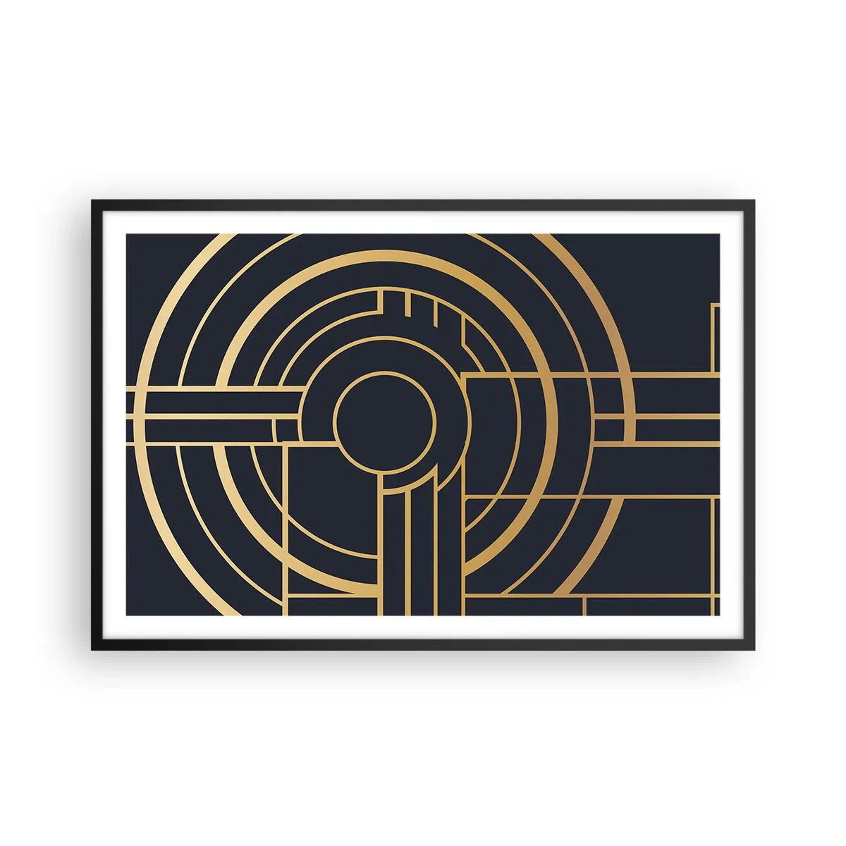 Plagát v čiernom ráme - Obraty udalosti - 91x61 cm